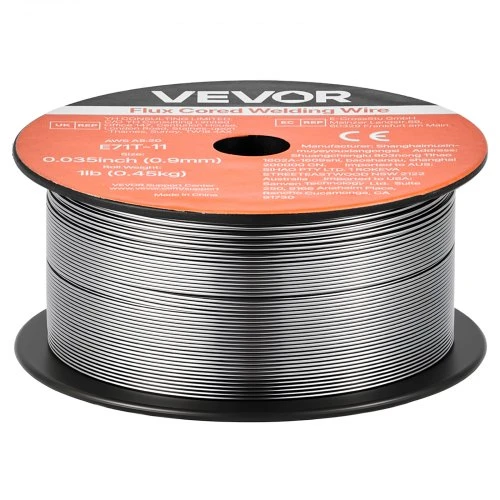 Koduva VEVOR flux core MIG suvirinimo viela E71T-11, 0,9 mm, 0,45 kg, 3 ritės