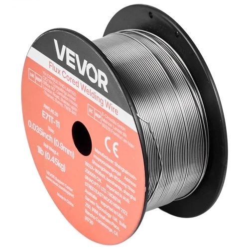 Koduva VEVOR flux core MIG suvirinimo viela E71T-11, 0,9 mm, 0,45 kg, 3 ritės