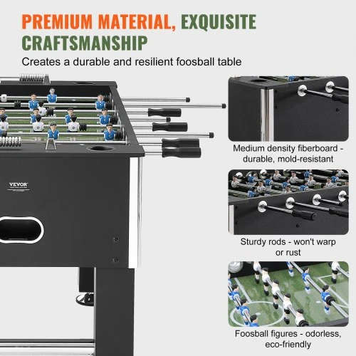 VEVOR Futbolo stalas, 140 cm, modelis SUO-5529L