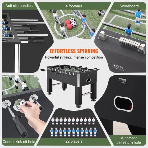 VEVOR Futbolo stalas, 140 cm, modelis SUO-5529L