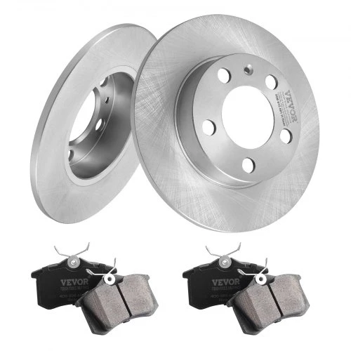 VEVOR Galinių stabdžių komplektas, suderinamas su AUDI A3(8L), SEAT IBIZA, SKODA OCTAVIA, ROOMSTER, VW GOLF IV, 232 mm