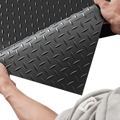 VEVOR Garažo grindų rulonas, 1,22 x 7,62 m, 3 mm, juodas