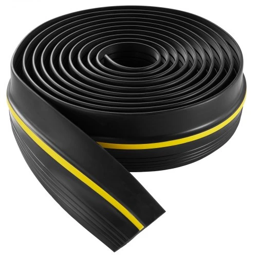 VEVOR Garažo vartų slenksčio ir apačios sandariklių rinkinys, 20 FT, U forma + O žiedas, juodas
