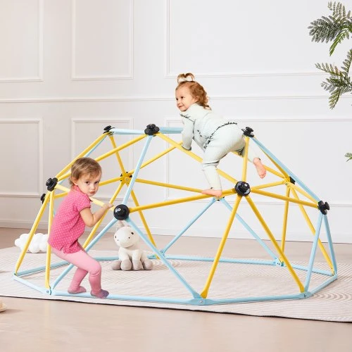 VEVOR Geometrinis laipiojimo kupolas vaikams, cinkuotas plienas, 183 x 183 x 90 cm