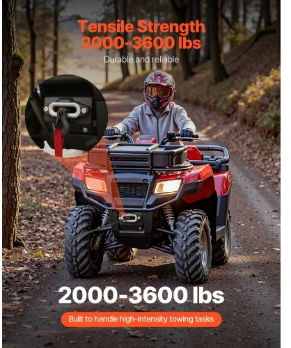 VEVOR Gervės laikiklis, 907–1633 kg, skirtas kai kuriems Honda Foreman ir Rancher Rubicon modeliams, juodas