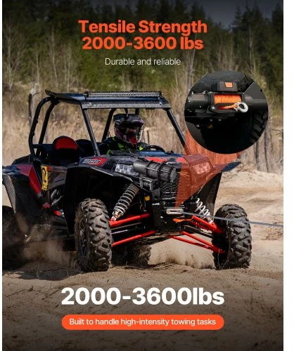 VEVOR Gervės laikiklis vilkikui, 907–1633 kg, Polaris Sportsman (2009 m. ir naujesniems), 2 montavimo angos