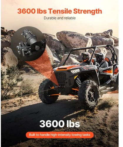VEVOR Gervės tvirtinimo laikiklis, 3600 lbs / 1633 kg, 50,8 mm imtuvas, juodas