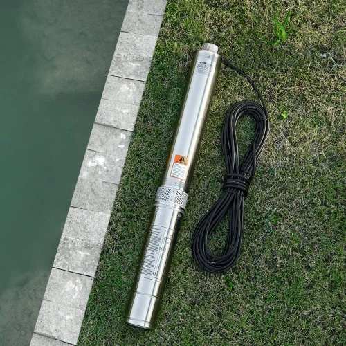 VEVOR Giluminis panardinamas siurblys 4SDM2/12, 1100 W, 230 V, 65 l/min, 85 m, nerūdijantis plienas