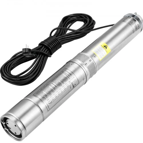 VEVOR Giluminis panardinamas siurblys 750 W, 230 V/50 Hz, 100 l/min, 66 m, nerūdijantis plienas