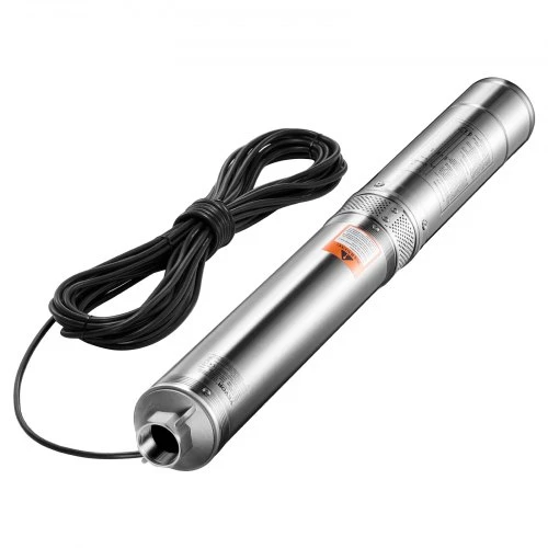 VEVOR Giluminis panardinamas siurblys 4SDM2/12, 1100 W, 230 V, 65 l/min, 85 m, nerūdijantis plienas