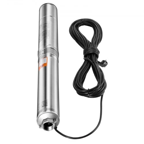 VEVOR Giluminis siurblys 1100 W, 230 V, 100 l/min, 75 m, nerūdijantis plienas, 20 m laidas