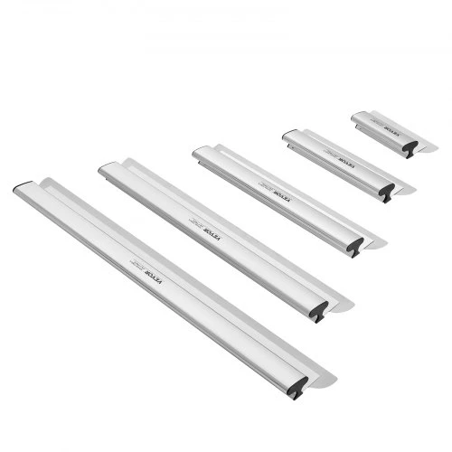 VEVOR Glaistymo peilių rinkinys gipso kartonui su teleskopine rankena, nerūdijantis plienas, 25,4/40,6/61/81,3/101,6 cm, 6 dalių