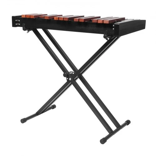 VEVOR Glockenspiel xylophone, 32 natų, medinis, su reguliuojamu stovu, 4 lazdelėmis ir nešiojamu krepšiu