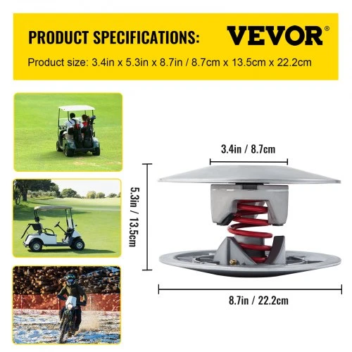 VEVOR Golfo vežimėlio antrinės pavaros sankabos rinkinys Yamaha G2-G28, su spyruokle