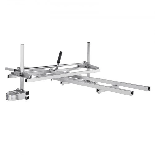 VEVOR Grandininio pjūklo lentpjūvės ir kreipiamojo bėgio sistema, aliuminis, sidabrinė, 36-91 cm, 2,74 m