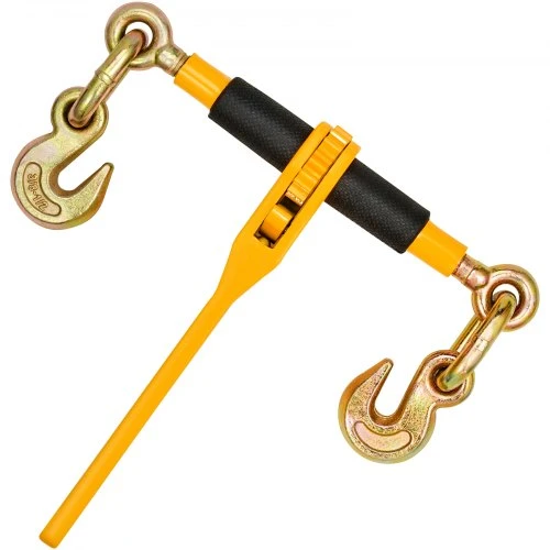 VEVOR Grandinių ir rišiklių rinkinys, 3/8"–1/2" reketiniai krovinio rišikliai, 9200 lbs, 2 rinkiniai