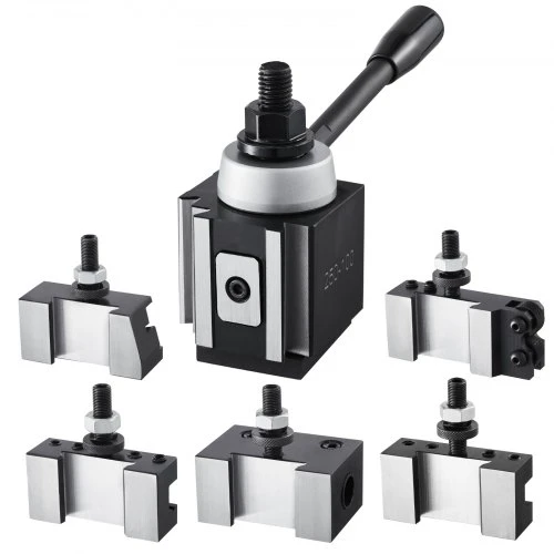 Koduva VEVOR greito keitimo įrankių laikiklio rinkinys, 6 vnt., 45# plienas, 64,5 x 64,5 x 76,2 mm