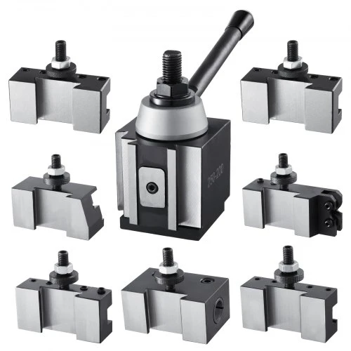 Koduva VEVOR greito keitimo įrankių laikiklių rinkinys, 8 vnt., 45# plienas, 254–381 mm