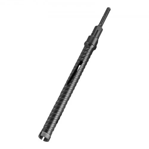 Koduva VEVOR gręžimo karūna, 25 mm, 241 mm, M16 vidinis sriegis, deimantinė sauso gręžimo karūna su 3 adapteriais