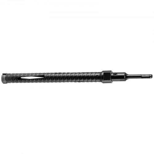 Koduva VEVOR gręžimo karūna, 25 mm, 241 mm, M16 vidinis sriegis, deimantinė sauso gręžimo karūna su 3 adapteriais
