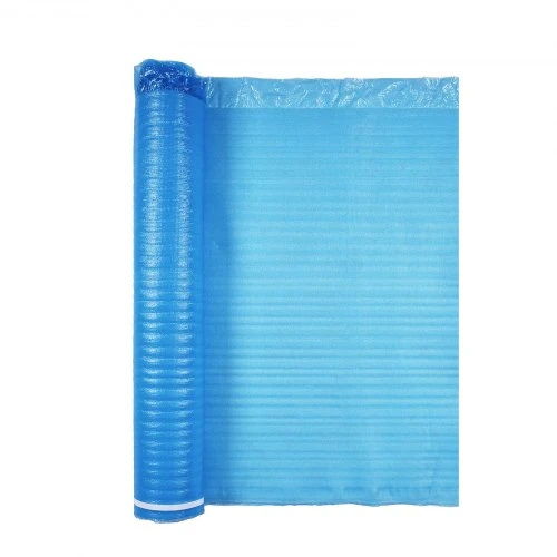 VEVOR Grindų paklotas 55,8 m², 3-in-1, 2 mm, su juosta ir garo barjeru, EPE putos, mėlynas, 6 ritiniai