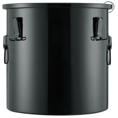 Koduva VEVOR gruzdintuvės riebalų kibiras, 10 gal, juodas, su dangčiu
