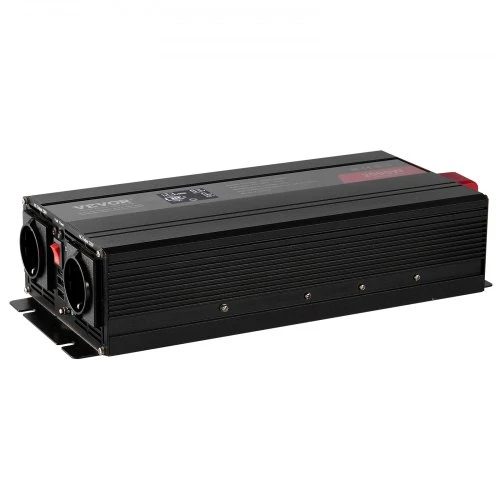 Koduva VEVOR grynos sinusoidės keitiklis, 2000 W, DC 12 V į AC 230 V, SGPE-2000W