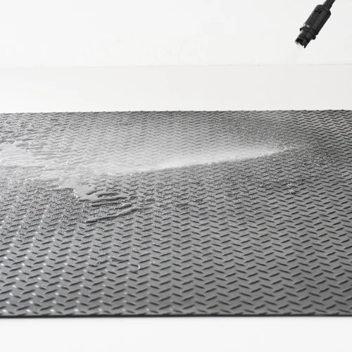 VEVOR Guminis garažo grindų rulonas su deimantiniu raštu, 3 mm x 4 pėdų x 10 pėdų, juodas