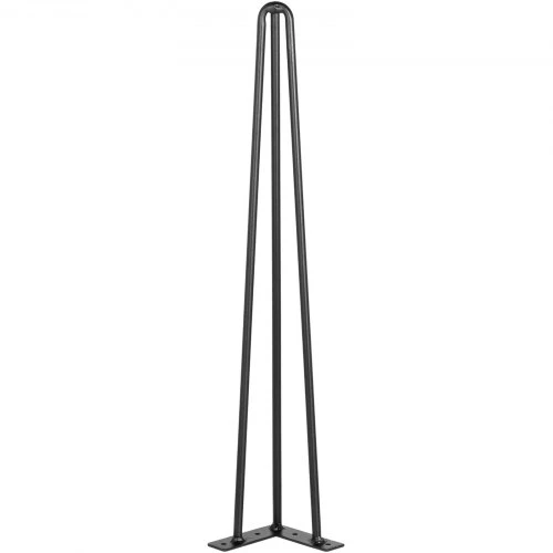 Koduva VEVOR hairpin stalo kojos, juodos, 40,6 cm, 4 vnt.