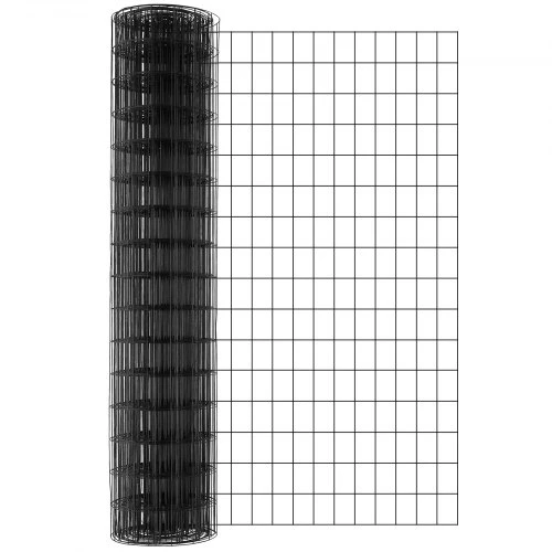 VEVOR Hardware cloth vielos tinklo ritinys, 1220 x 15240 mm, 16 gauge, cinkuotas, su viniline danga