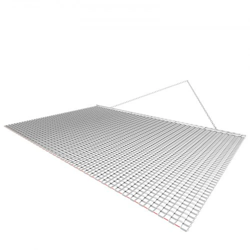 Koduva VEVOR harvų grėblys, 2 x 1,2 m, cinkuoto plieno tinklas