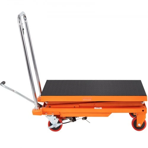 Koduva VEVOR hidraulinis kėlimo stalas vežimėlis, 150 kg, 1270 mm kėlimo aukštis, dvigubos žirklės