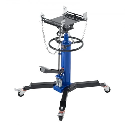 VEVOR Hidraulinis transmisijos domkratas, 1322 lbs / 0,6 t, teleskopinis, su kojiniu pedalu, 88–176 cm