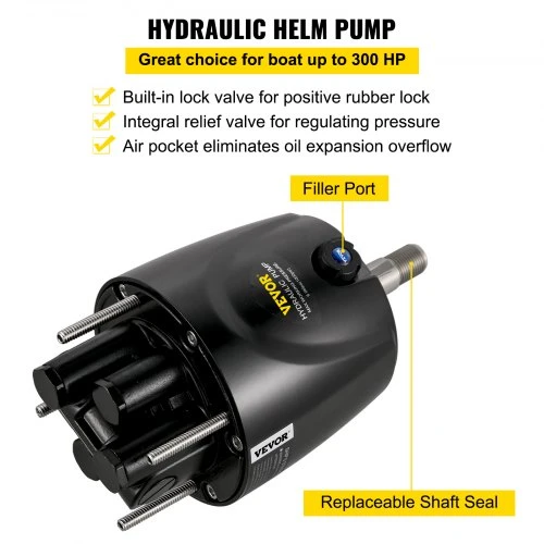 Koduva VEVOR hidraulinis valdymo komplektas HK6400A-3, iki 300 AG