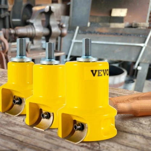 Koduva VEVOR įlaidų pjoviklis, 1"/25,4 mm, 1,5"/38 mm ir 2"/50,8 mm, aliuminio ir plieno