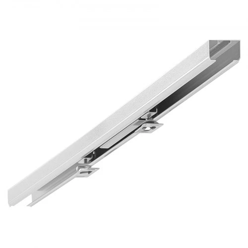 VEVOR Įleistinių durų slankiojančių durų bėgelio komplektas, 1441 mm, su „soft close“, vienoms durims