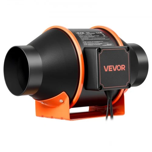 Ventiliatorius Koduva VEVOR inline duct fan kit su anglies filtru, 349 m³/h, 101.6 mm, HF-100PE