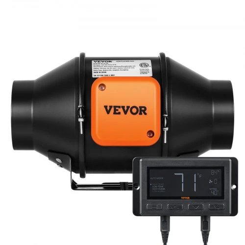 Ventiliatorius Koduva VEVOR inline duct fan VV-GDFJ-EC4, 300 x 235 x 182 mm, 21 W