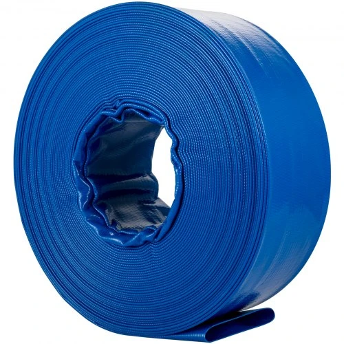 VEVOR Išleidimo žarna, 38 mm x 32 m, PVC audinio plokščia žarna, mėlyna