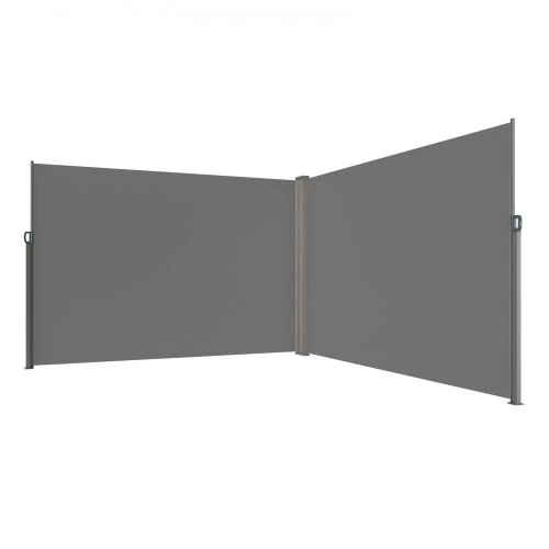 Koduva VEVOR ištraukiama šoninė markizė, 200 x 600 cm, pilka