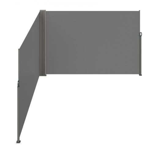Koduva VEVOR ištraukiama šoninė markizė, 200 x 600 cm, pilka
