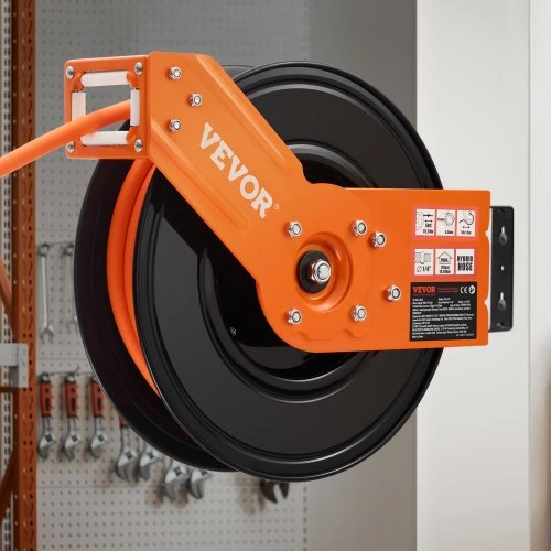 VEVOR Ištraukiamas oro žarnos ritė, 3/8 col. x 15,24 m, NT-A15