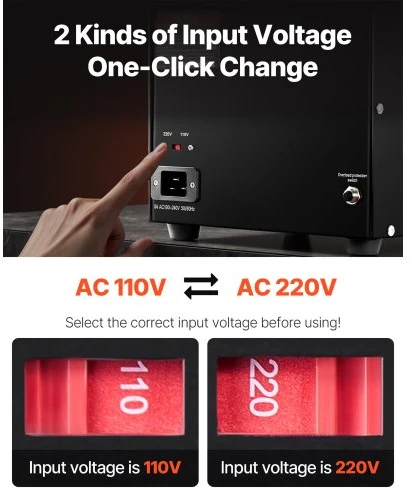 Koduva VEVOR įtampos keitiklis-transformatorius, 3000 W, SV-3000VA
