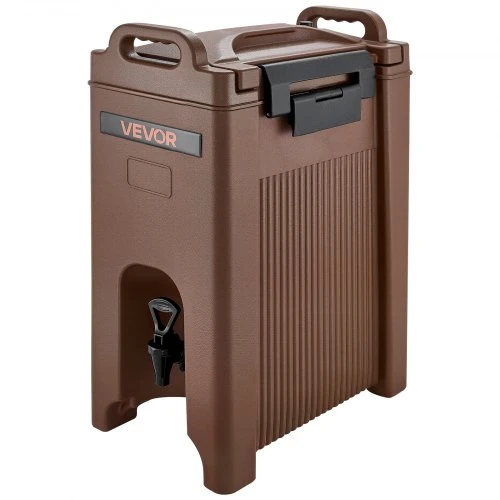 VEVOR Izoliuotas gėrimų dozatorius, 5 gal / 19 l, rudas