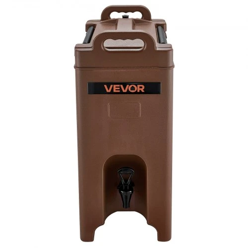 VEVOR Izoliuotas gėrimų dozatorius, 5 gal / 19 l, rudas