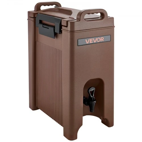 VEVOR Izoliuotas gėrimų dozatorius, 5 gal / 19 l, rudas