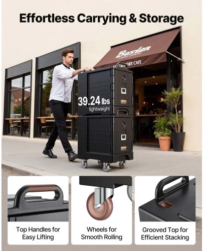 VEVOR Izoliuotas maisto indų konteineris BW-75, 75 l
