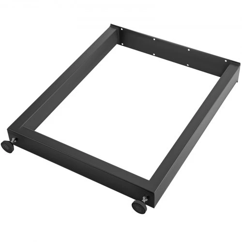VEVOR Juodos metalinės stalų kojelės, 2 vnt., plieninės, 720 x 600 mm