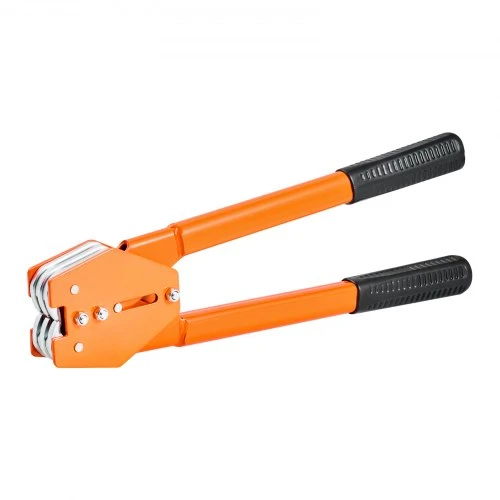 VEVOR Juostavimo įrankių rinkinys, PET juosta 304,8 m, 300 metalinių sagtelių, oranžinis