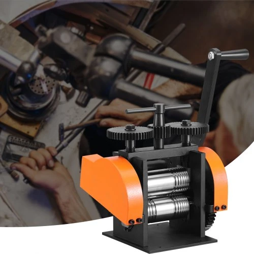 Koduva VEVOR juvelyrinis valcavimo staklių įrenginys, 45 mm, 3 viename, 0–6 mm